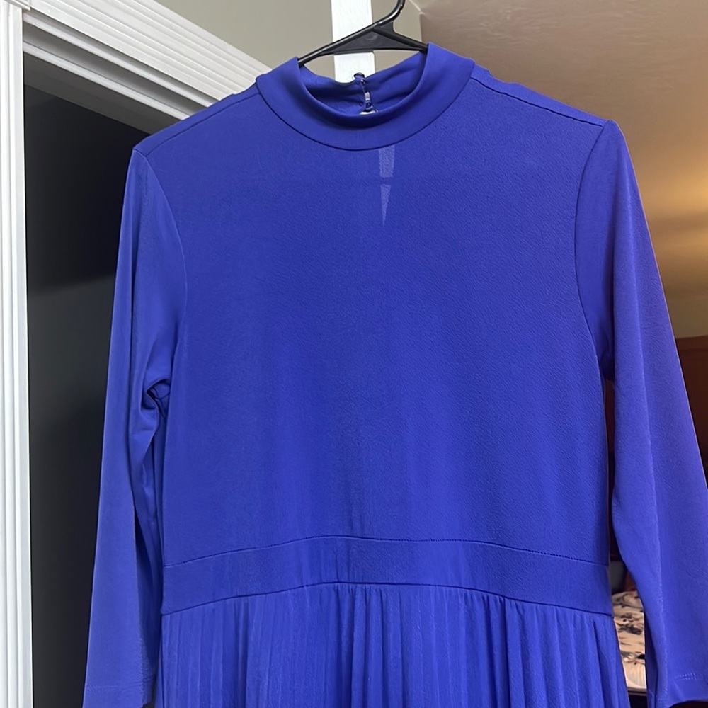 ASOS Maternity Royal Blue Long Sleeve Maternity Dress